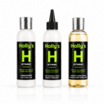 Holly's Afro Hair Growth Combo with Rapid Growth Treatment, Growth Stimulating Shampoo and Repair & Protect Conditioner for stronger, healthier hair.