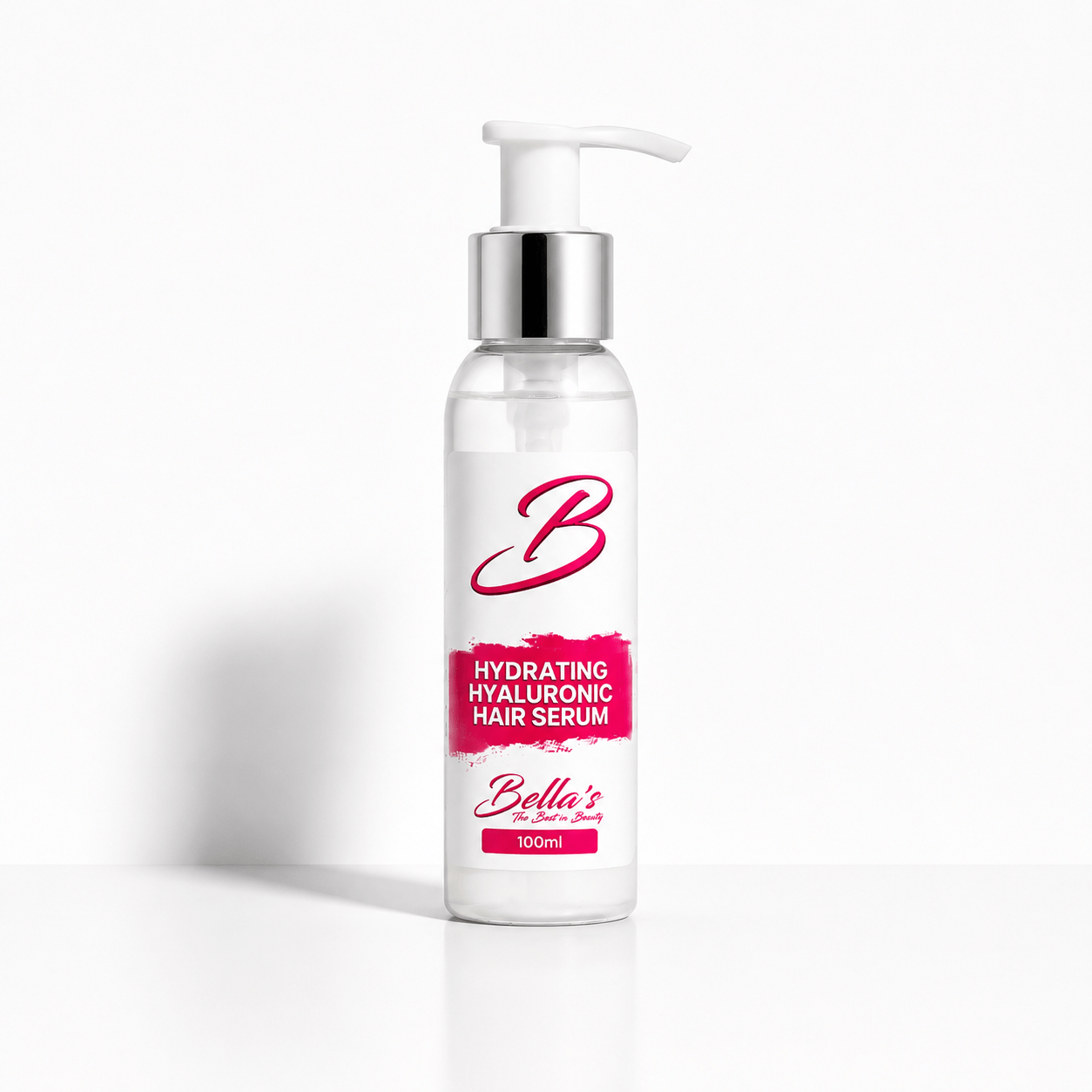 Bella's Hydrating Hyaluronic Hair Serum | 100ml Bella's Hydrating Hyaluronic Hair Serum 100ml for dry, frizzy and dehydrated hair with Hyaluronic Acid.
