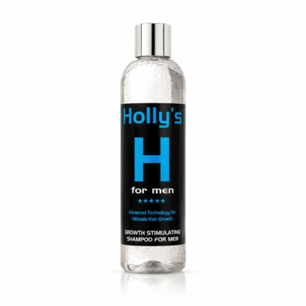 Holly's Men's Growth-Activating Shampoo 250ml for stronger, thicker and healthier hair.