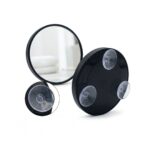 5x magnifying mirror with suction cups for bathroom use