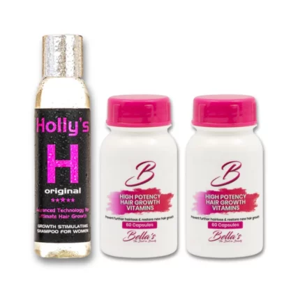 Free 100ml shampoo with vitamin capsule offer for healthy hair, skin and nails