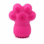 Bellas pink silicone exfoliating finger applicator for applying charcoal face masks and gently exfoliating skin.