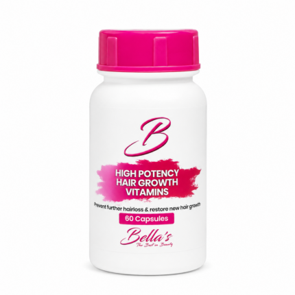 High Potency Hair Growth Vitamins 60 Capsules for stronger, healthier-looking hair growth support
