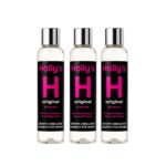 Holly’s Original Growth Activating Shampoo Trio Pack 100ml bottles for healthy scalp care and hair growth support