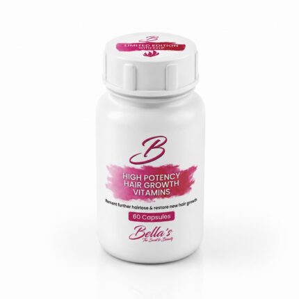 Bellas High Potency Hair Growth Vitamins with Kelp Limited Edition 60 Capsules