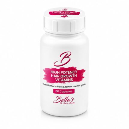 Bellas High Potency Hair Growth Vitamins with Kelp Limited Edition 60 Capsules